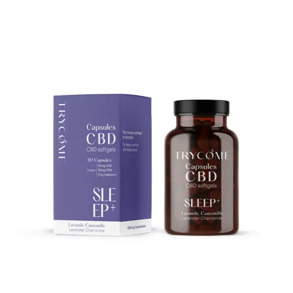Gélules de CBD BIO Sleep+