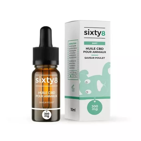 Huile de CBD BIO Animaux 3%